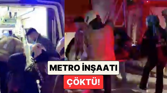 Beşiktaş Kabataş'ta Bulunan Metro İnşaatında Çökme! Bir İşçi Hayatını Kaybetti