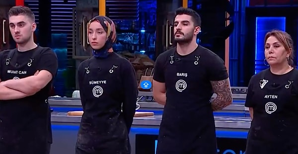 MasterChef'te bu hafta eleme adayları Ayten, Barış, Sümeyye ve Murat Can olmuştu.