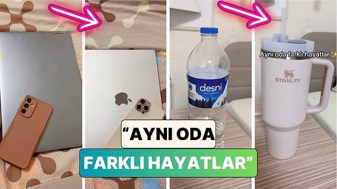 Aynı Yurtta Kalan İki Öğrenci Yaşadıkları İki Farklı Hayatı Paylaştı