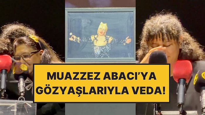 Muazzez Abacı'ya Veda Töreninde Duygu Dolu Anlar: Torunu Gözyaşlarını Tutamadı!