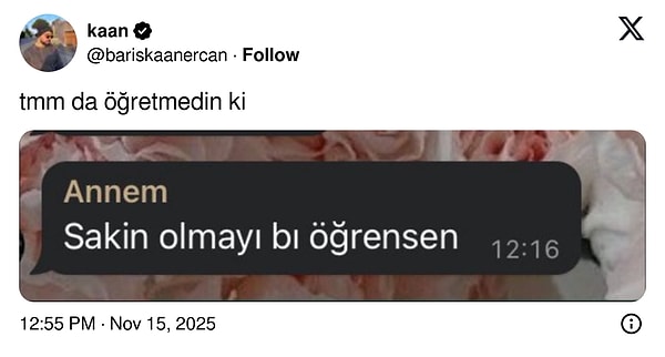 Bir yerden sonra kendin hallet artık.