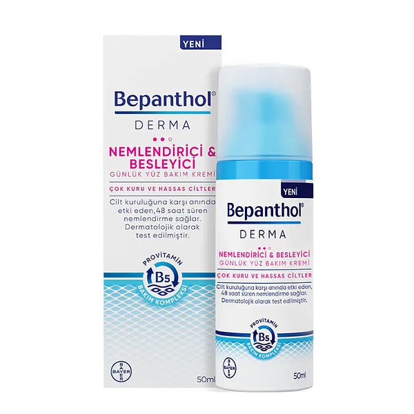 Bepanthol Derma Nemlendirici Besleyici Yüz Bakım Kremi