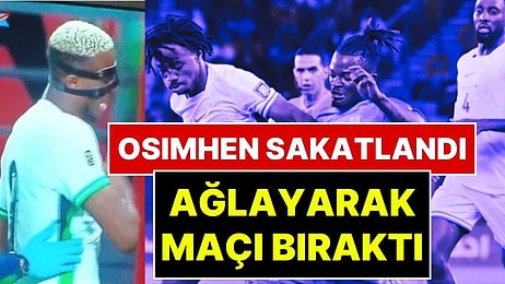 Victor Osimhen ve Ndidi’li Nijerya'nın Dünya Kupası Hayali Bitti: Osimhen Sakatlandı, Ağlayarak Oyundan Çıktı!