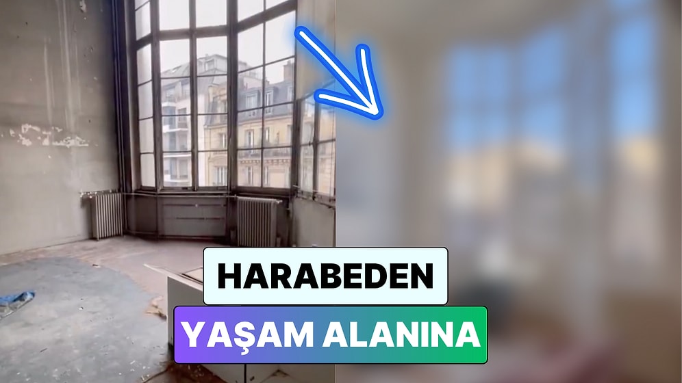 Bir Çift Paris'ten Harabe Halinde Aldıkları Evi Kendi Emekleri ile Getirdikleri Hali Paylaştı