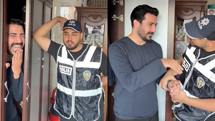 Bir İçerik Üreticisi Kahkaha Attığı İçin Yakalanan Firari Şahıs Haberini Canlandırdı