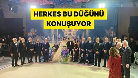 Sanat ve Siyaset Dünyası Çırağan Sarayı'ndaki Görkemli Düğünde Buluştu