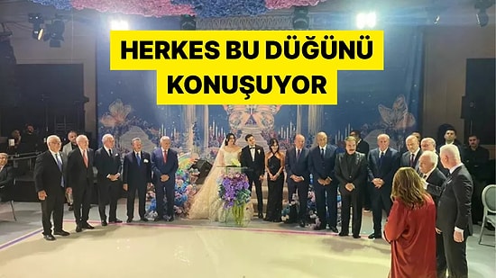 Sanat ve Siyaset Dünyası Çırağan Sarayı'ndaki Görkemli Düğünde Buluştu