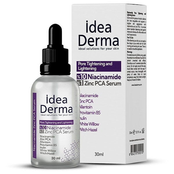 İdea Derma Niacinamide Pore Tightening and Lightening Serum 30 ml