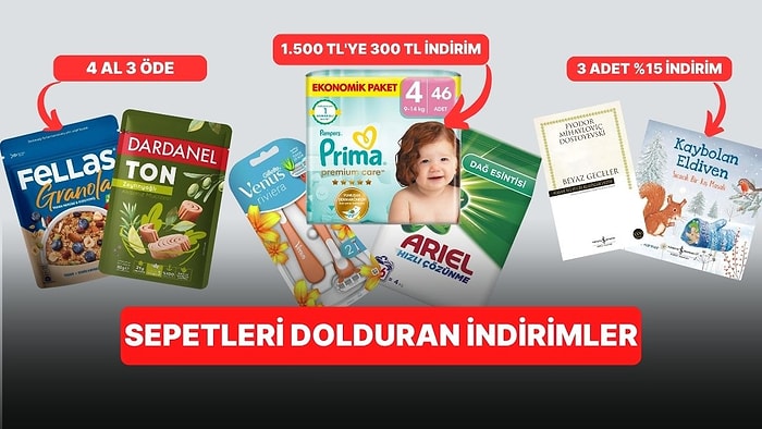 Amazon Gülümseten Kasım Fırsatları'nda Öne Çıkan Sepet İndirimleri
