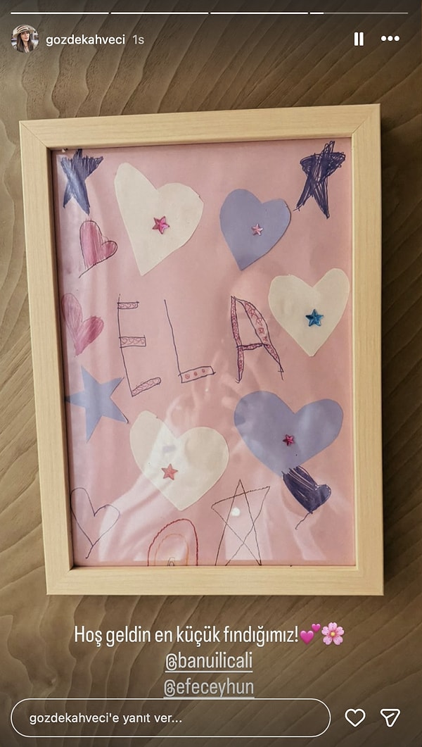 Müjdeli haberi Banu Ilıcalı'nın arkadaşı, İrfan Can Kahveci'nin eşi Gözde Kahveci de duyurdu.