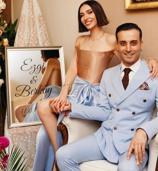 Berkay Tulumbacı'nın 2024’te evlendiği şarkıcı eşi Ezgi Gergin ile birlikte Taksim’de yürürken, sokak ortasında yaşadıkları hararetli tartışma kameralara yansıdı.