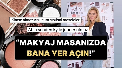 "Makyaj Masanızda Bana da Yer Açın" Diyerek Kozmetik Sektörüne Giriş Yapan Arzu Sabancı X'te Tepki Çekti