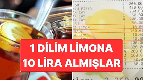 Bakanlık Cezayı Kesti: Çayın Yanında Getirilen 1 Dilim Limon İçin 10 TL Alan Kafe!