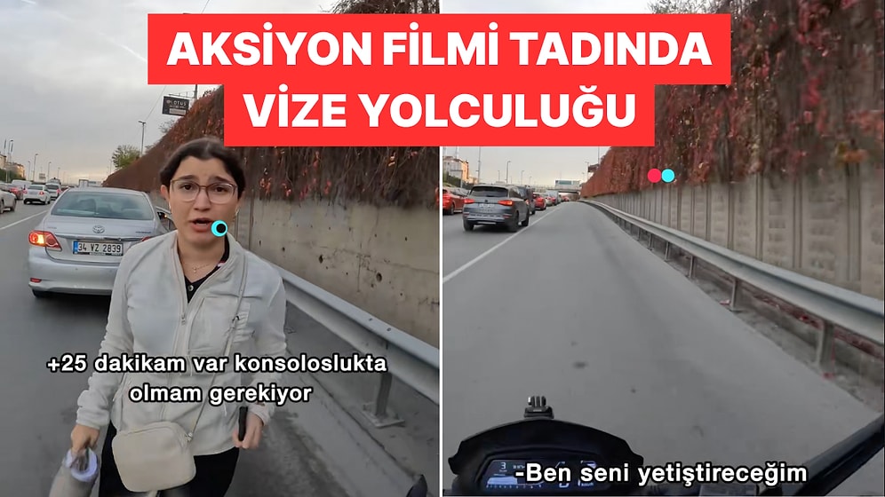Bir Motorcunun Vize Başvurusuna Geç Kalan Doktorla Yolculuğu Filmleri Aratmadı