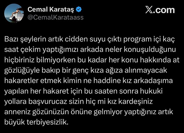 Ayla'nın sevgilisi Cemal'den de Umut'a yanıt geldi.