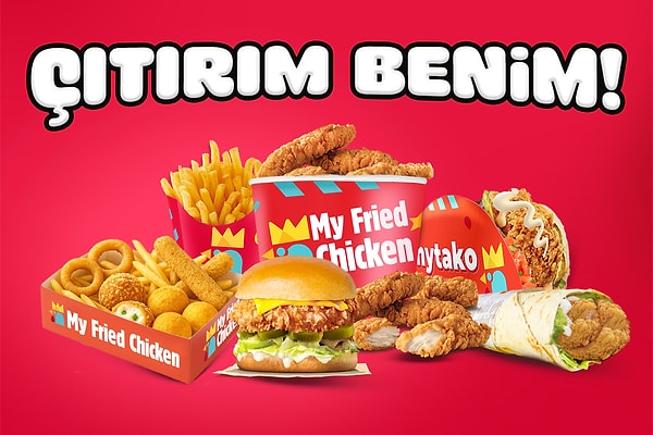 Bol lezzetiyle paylaşmanın en çıtır hali My Fried Chicken'da!