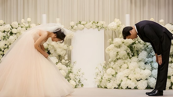 Why Do Japanese Couples Bow to Each Other at Their Weddings?
