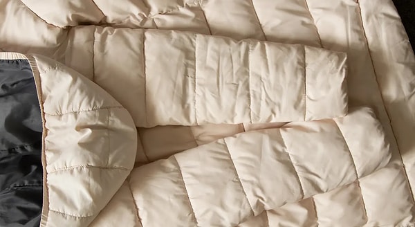 Technique of smoothing out clumps with a hairdryer and wooden spoon