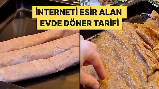 Kıymadan Yapılan Ev İşi Et Döner Trendi Sosyal Medyayı Domine Etti