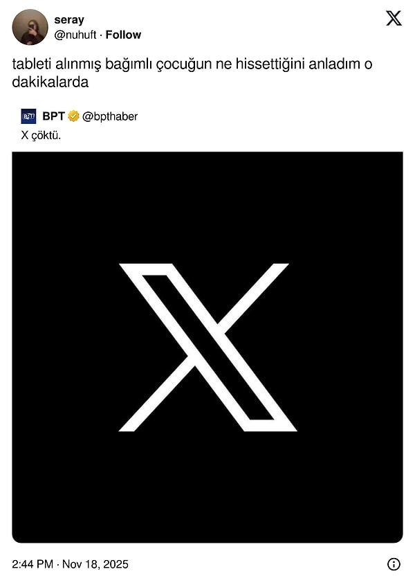 İnternet çöküşü de dillerdeydi...