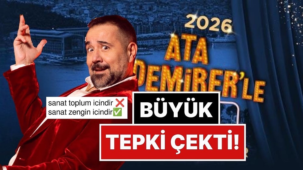 Ata Demirer'in Yılbaşı Gazinosu'nun Bilet Fiyatları Sosyal Medyada  Büyük Tepki Çekti!