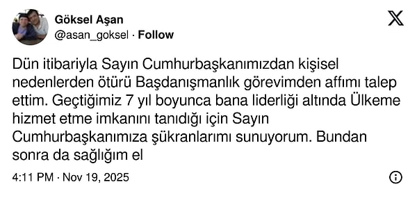 Göksel Aşan’ın paylaşımı 👇