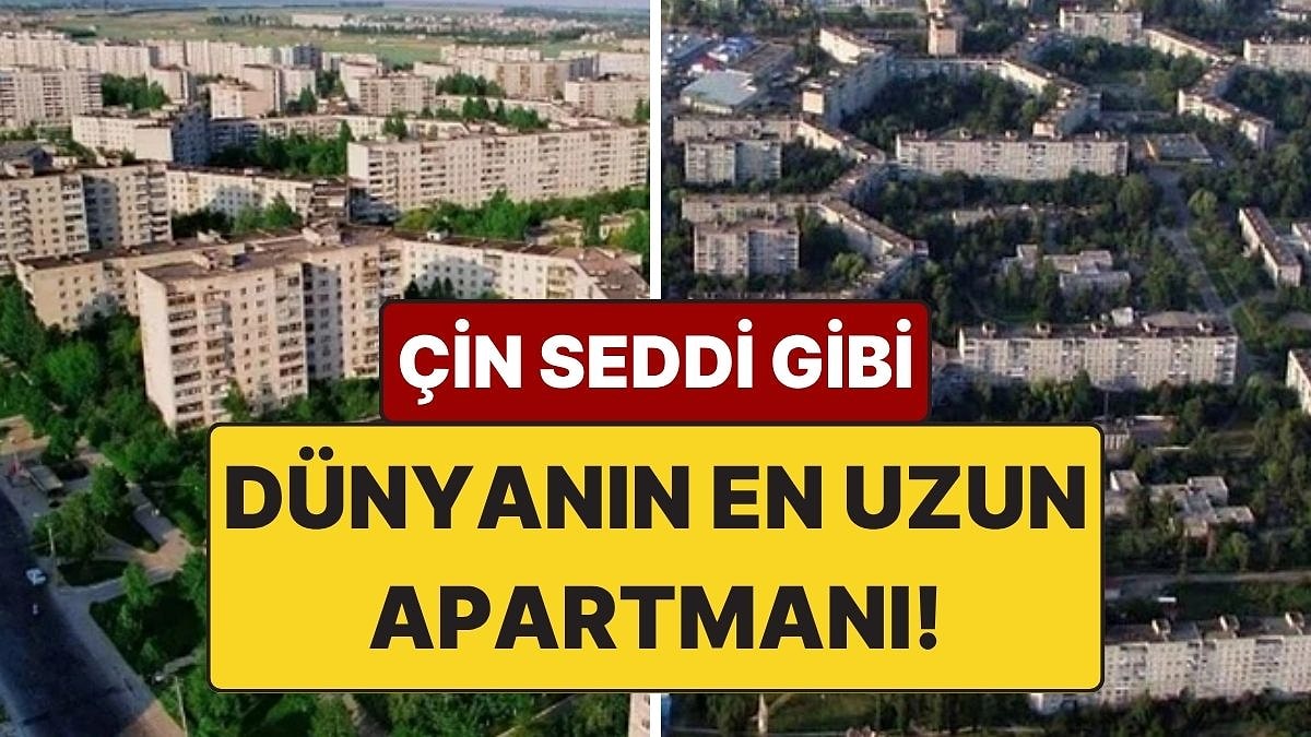 Dünyanın En Uzun Apartmanı: Bir Ucundan Diğerine Yürümek Tam 1 Saat Sürüyor