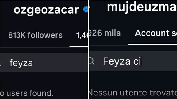 Kızılcık Şerbeti'nin Alev'i Müjde Uzman ve Görkem'i Özge Özacar da Feyza Civelek'i takipten çıkan isimler arasında yer alıyor.