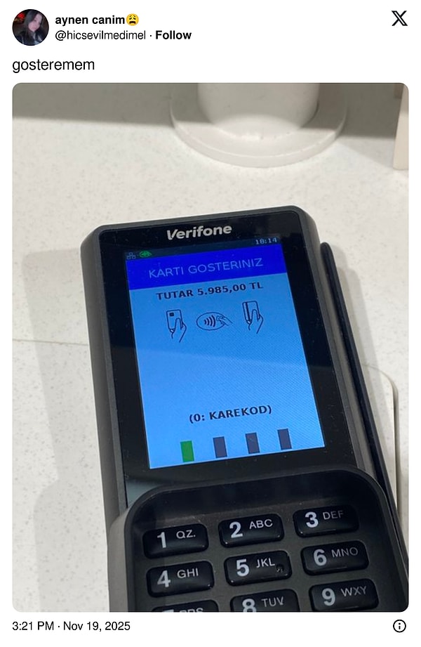 Paylaşmayın dendi ama?