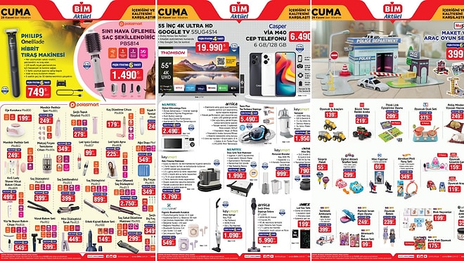 BİM'e Şarjlı Dikey Süpürge Geliyor! 28 Kasım 2025 BİM Aktüel Ürünler İndirim Kataloğu