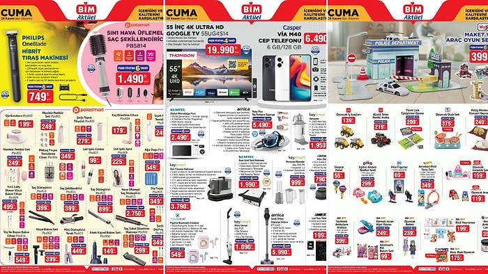 BİM'e Şarjlı Dikey Süpürge Geliyor! 28 Kasım 2025 BİM Aktüel Ürünler İndirim Kataloğu