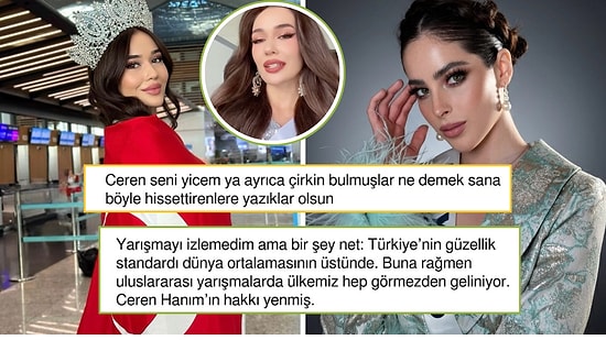 Miss Universe Sonuçlarına Tepki: İlk 30'a Sokulmayan Ceren Arslan'a Sosyal Medyadan Destek Yağdı!