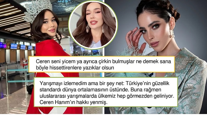 Miss Universe Sonuçlarına Tepki: İlk 30'a Sokulmayan Ceren Arslan'a Sosyal Medyadan Destek Yağdı!
