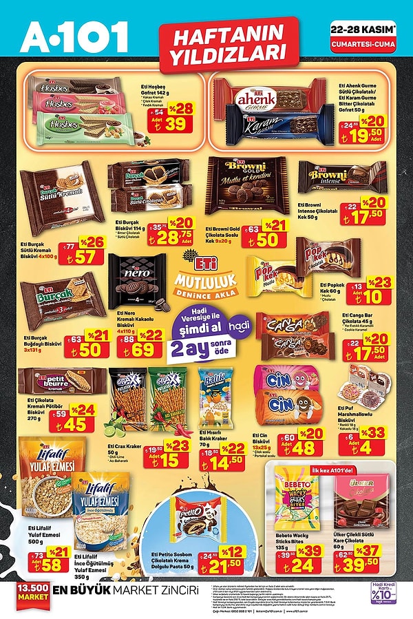 Eti Lifalif Yulaf Ezmesi 58 TL