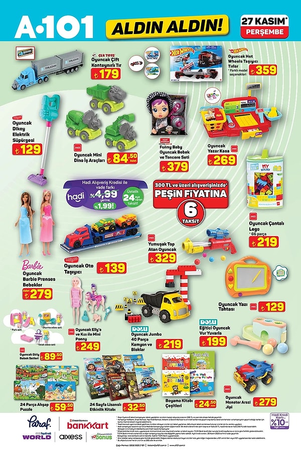 Hot Wheels Oyuncak Taşıyıcı Tırlar 359 TL