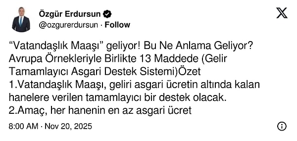 SGK uzmanından Vatandaşlık Maaşı açıklaması: 13 maddede özetledi.