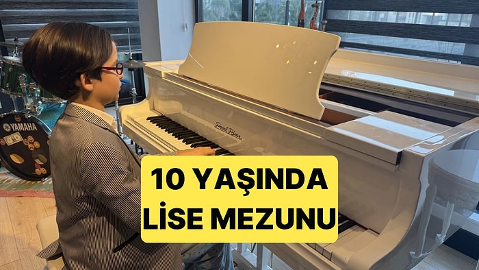 Samsunlu Yusufhan Liseyi 10 Yaşında Bitirmeyi Başardı