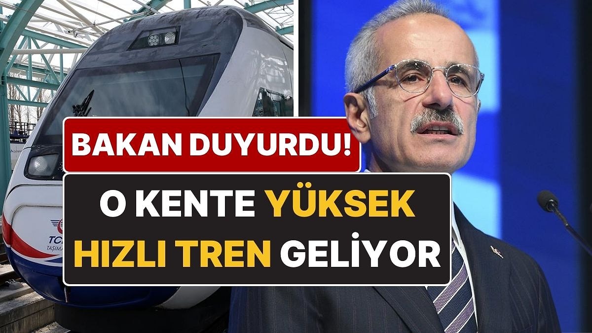 Bakan Uraloğlu Duyurdu: Bursa&apos;ya 2026 Yılında Yüksek Hızlı Tren Geliyor