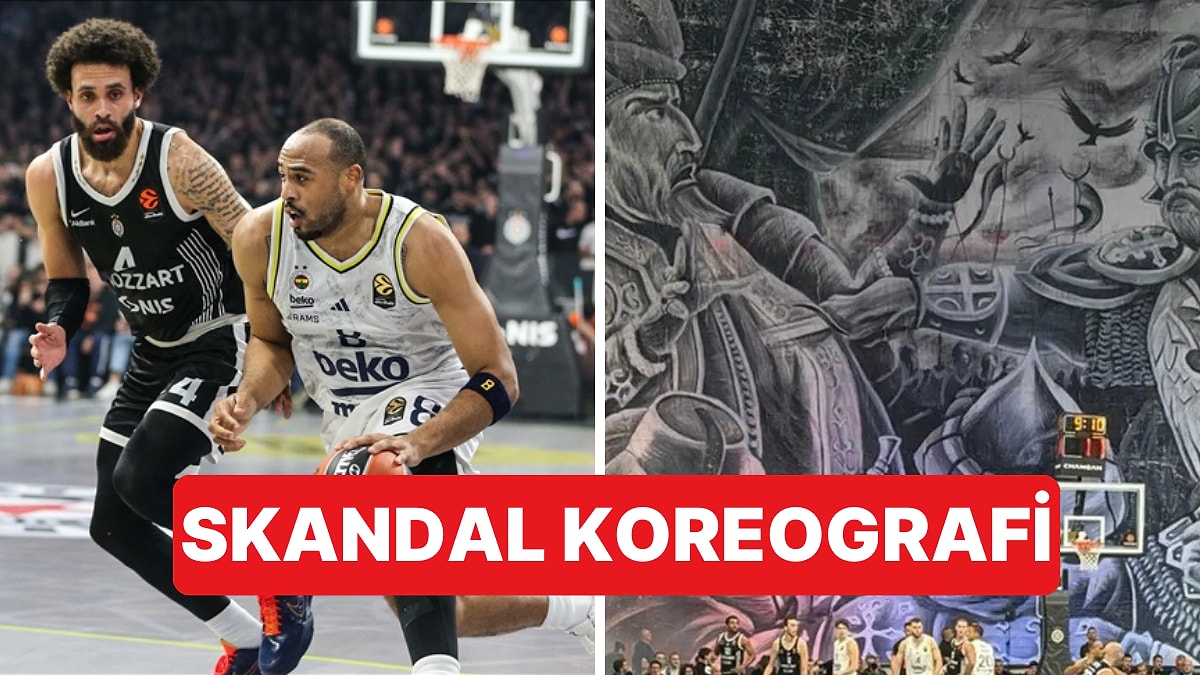 Partizan-Fenerbahçe Maçında Açılan &quot;Tarihi&quot; Göndermeli Koreografi Tepki Çekti