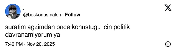 Çenemize hakim olabiliriz, mimiklerimize asla.