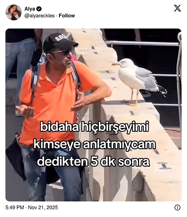 Doğru kişiye anlatıyor kesinlikle.