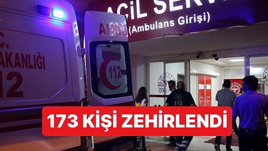 İki Şehirde 173 Kişi Zehirlenme Şüphesiyle Hastaneye Kaldırıldı