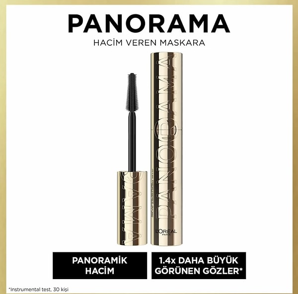 L'Oréal Paris Panorama Hacim Veren Maskara Siyah, haftanın çok satanları arasında yerini almış!