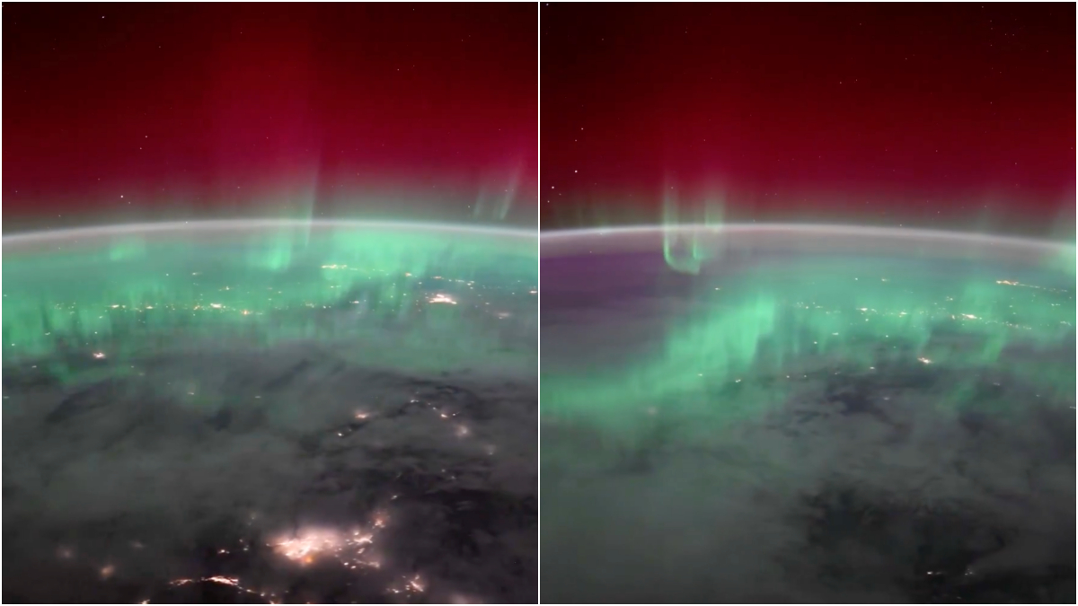 Video of the Northern Lights from Space Released - Onedio