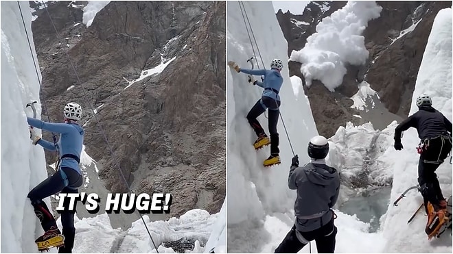 The Shocking Moment When a Group of Climbers Encountered an Avalanche While Climbing