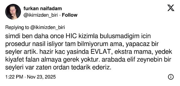 Bu kez de yıllar sonra kızıyla kavuşan (!) babayı bir heyecan bastı.