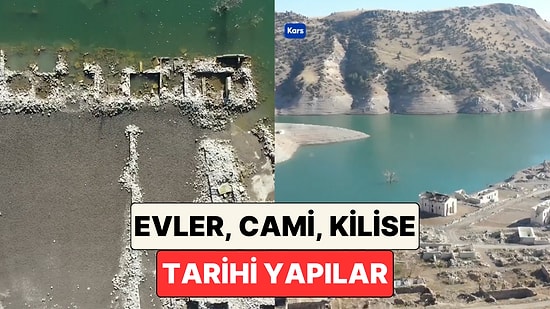 Cami, Ev, Kilise: Kars'ta Baraj Sularının Çekilmesiyle Bir Köy Ortaya Çıktı