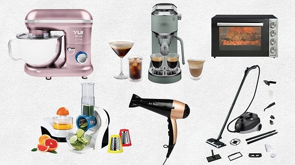 Buharlı temizlik makinelerinden kahve makinelerine, Efsane Kasım’a özel küçük ev aletlerinde sepette %10 indirim fırsatını yakalayın!