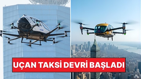 Şimdi Kuryeler Düşünsün: Çin'de Uçan Taksi Devri Başladı, Drone'la Yemek Teslimatı Yapılıyor!