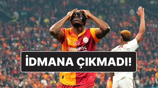Okan Buruk 'Son İdmanda Bakacağız' Demişti: Galatasaray’da Osimhen ve Lemina İdmana Çıkmadı
